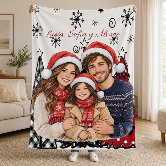 Manta personalizzata con foto di famiglia - acquerello #765220 [PC-MOCKUP:cmuz7sszn0001mg0sny9ye97i:14e47f5a0f7c7991206e3a7c:14e47f5a0f7c7991206e3a7ccfcc6f97c30510139970d3e105a651f8d9454069]