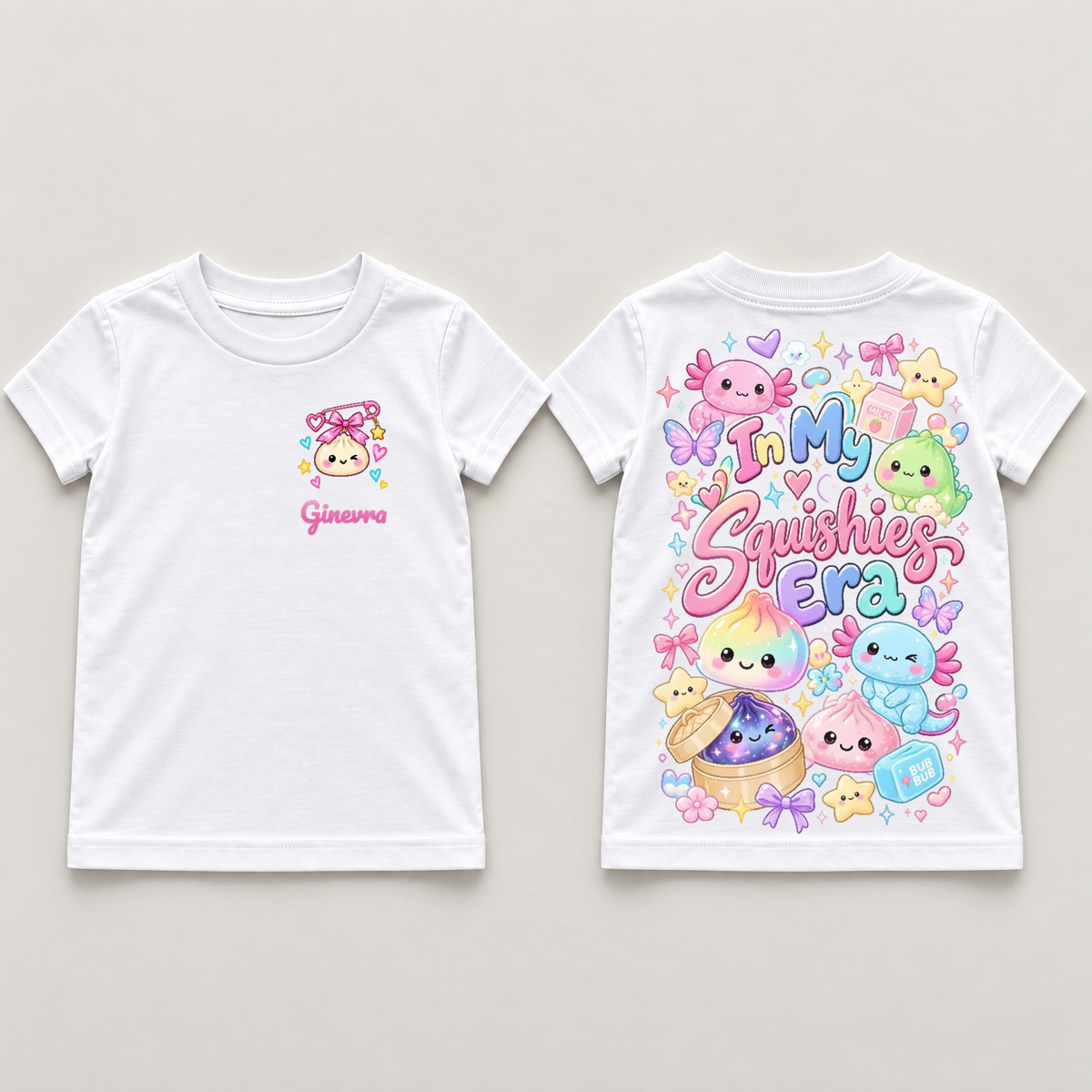 Maglietta per bambini - In My Squishies Era con nome - con giocattolo da schiacciare - Personalizzata #98212 [PC-MOCKUP:cmv14dp4l0001p7f2ltaid247:f1b91197be5998b58042773f:f1b91197be5998b58042773f9350fcb6fed3b0965aad4d8686824e9c242aff4a]